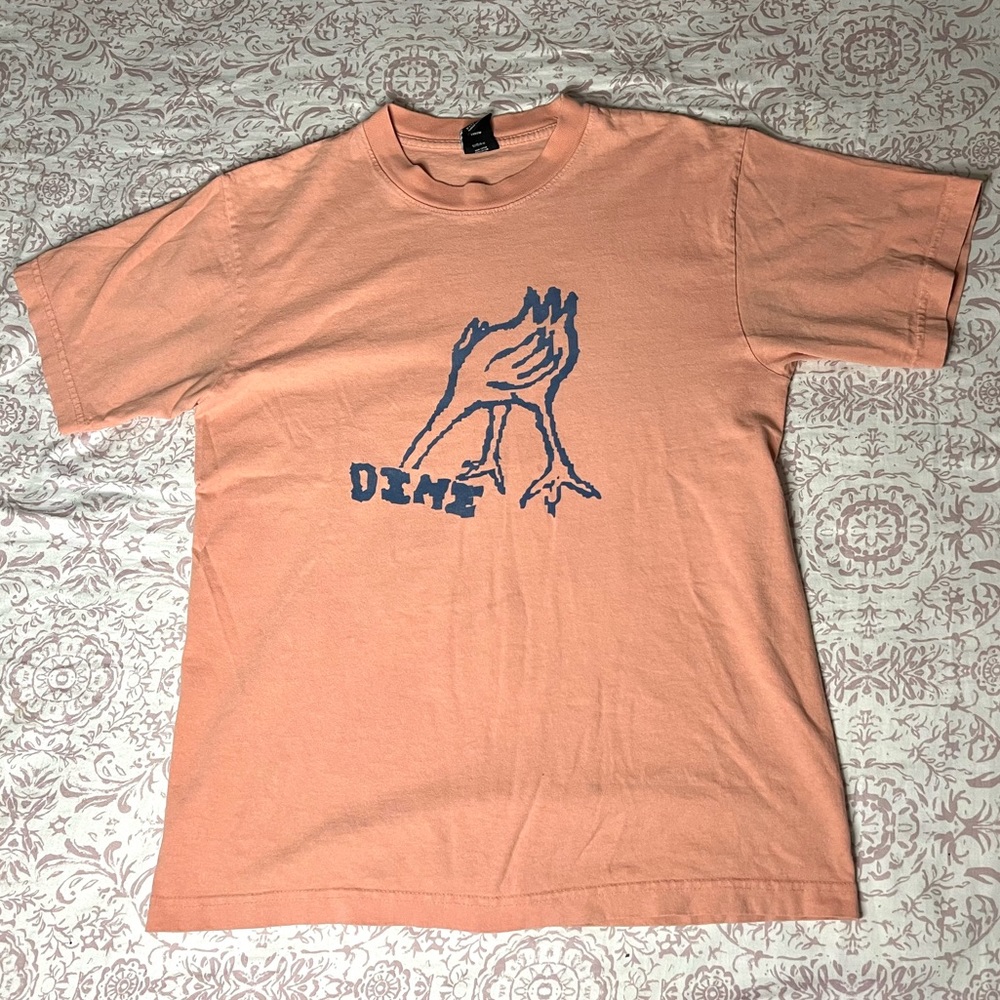 Dime 100% Cotton Coral Graphic T-Shirt / Men’s S , See measurements!!